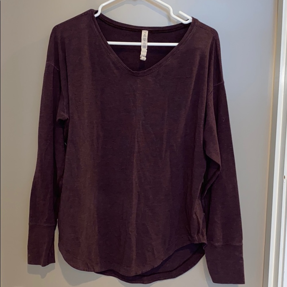 Lululemon Top Size 12 Maroon